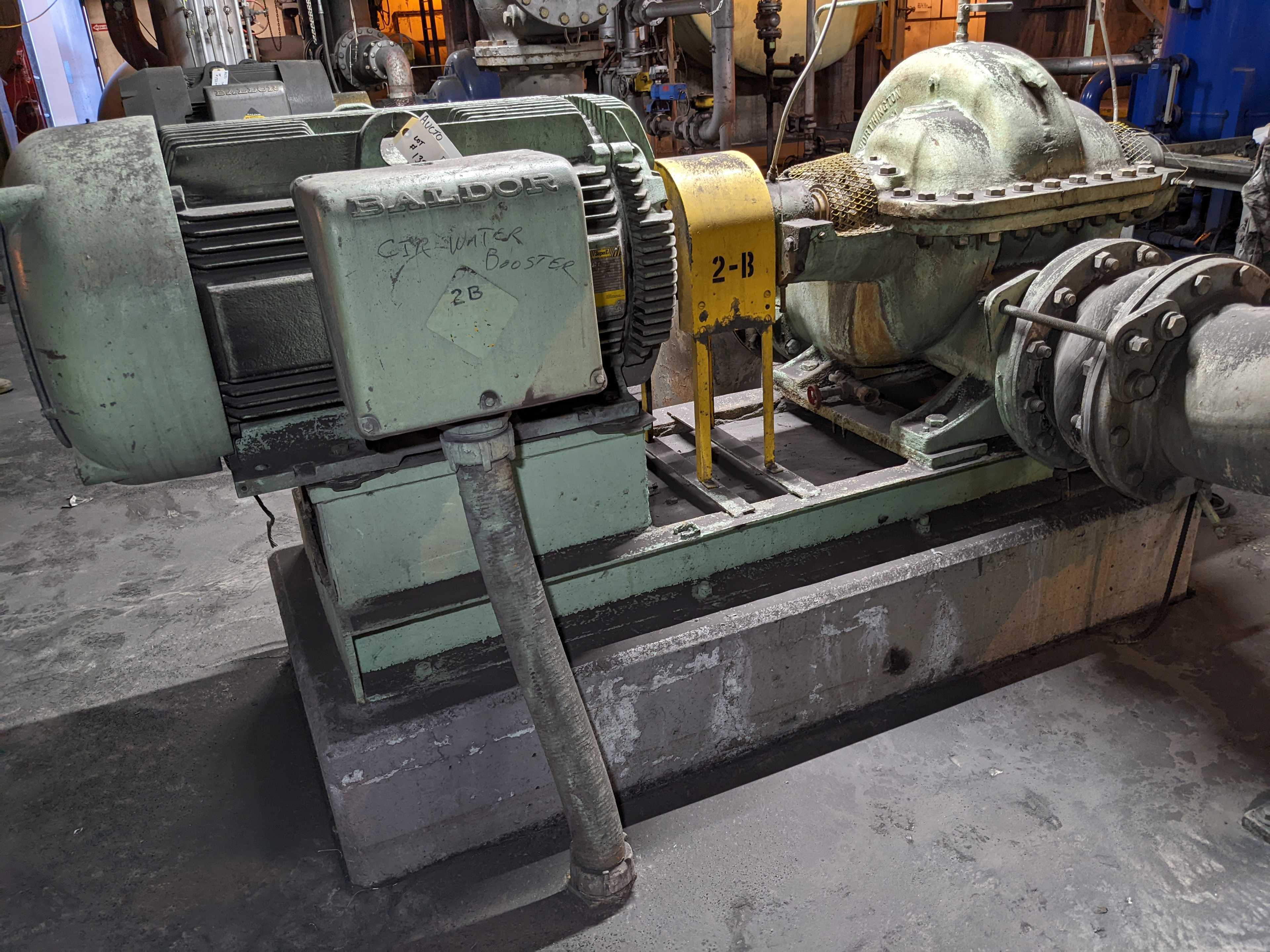 CIRC WATER BOOSTER PUMP WITH MOTOR - PUMPS