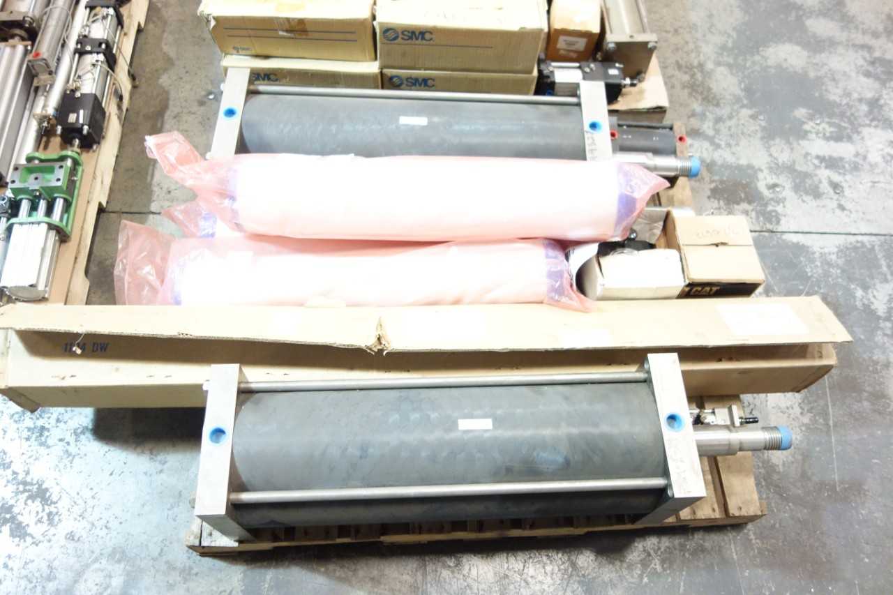 3 PALLETS OF ASSORTED PNEUMATIC CYLINDERS, PARTS, ACCESSORIES - PNEUMATIC CYLINDERS & ACTUATORS