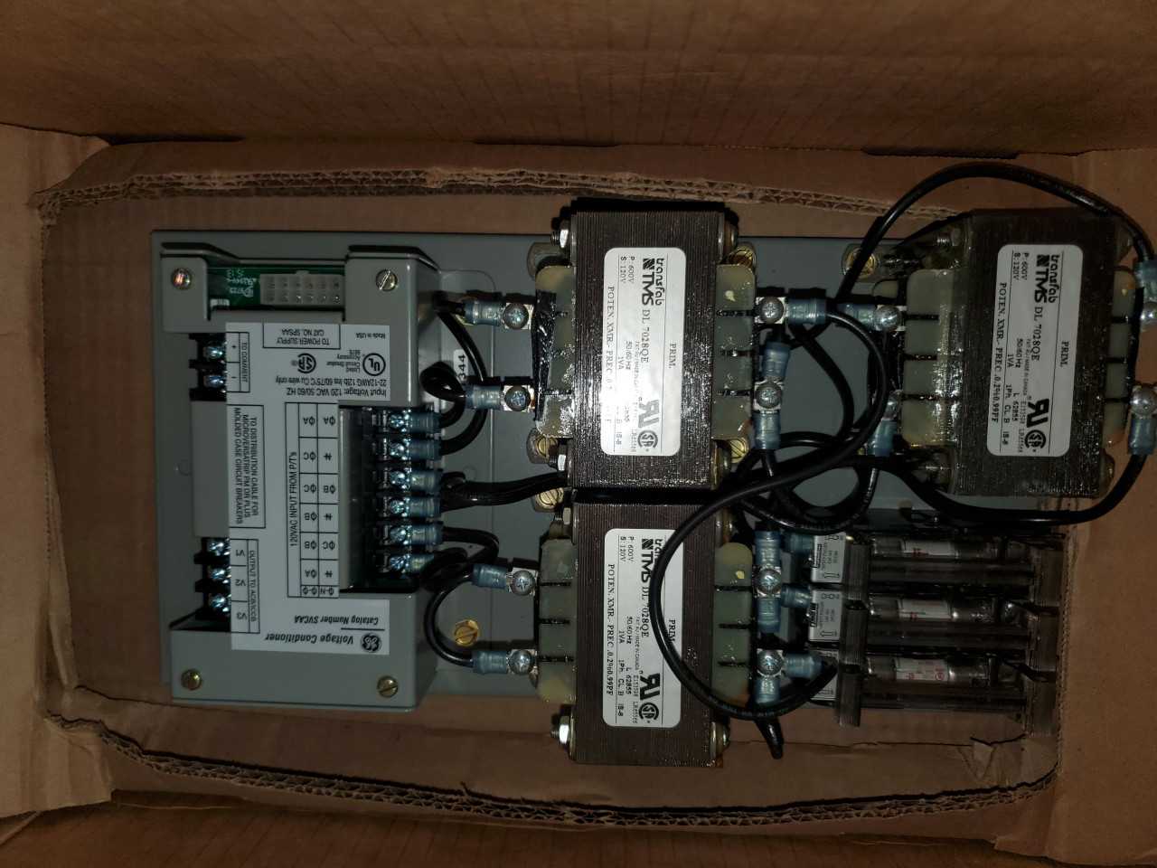 GE VOLTAGE CONDITIONER SVCA600D QTY. 1 - AUTOMATION & CONTROLS