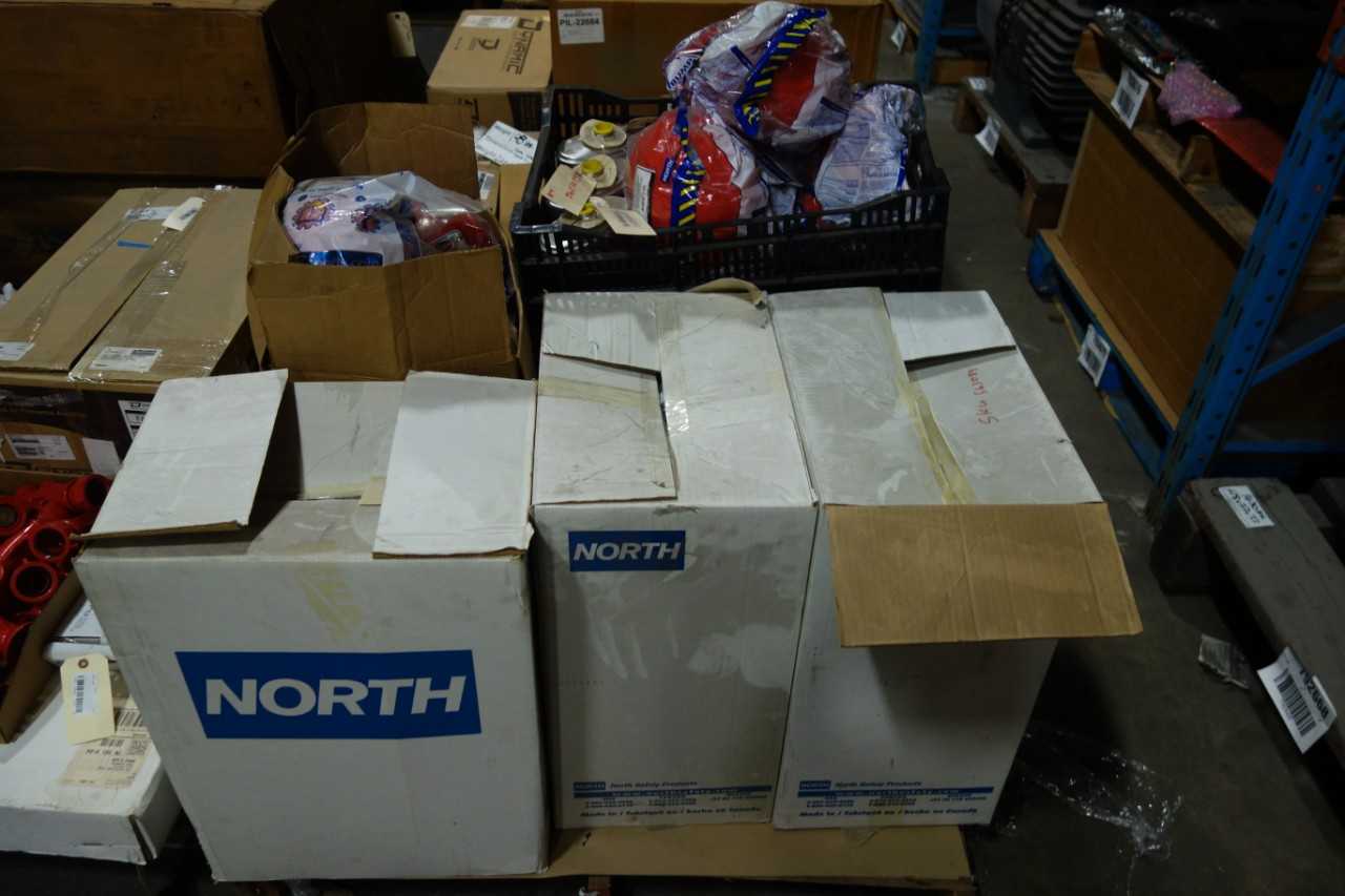 4 PALLETS OF SAFETY EQUIPMENT  PPE - SAFETY EQUIPMENT