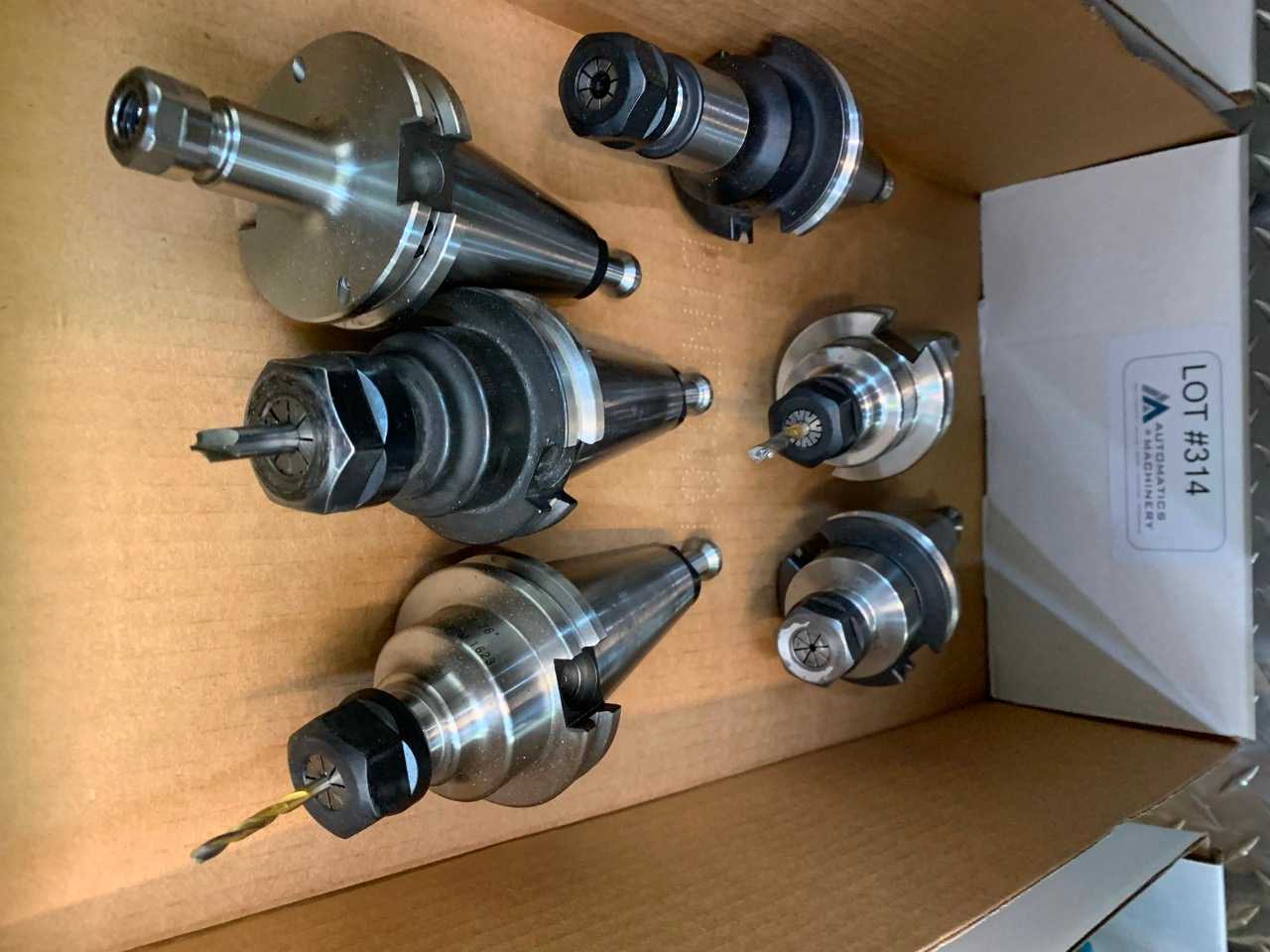 Cat-40 Tool Holders Qty 6 - ELECTRIC POWER TOOLS