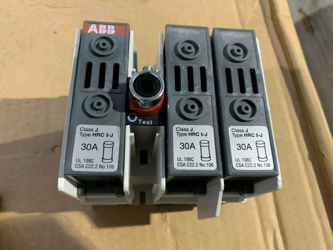 NEW IN BOX ABB OS30AJ12 SWITCH 1SCA022548R9810 - ELECTRICAL COMPONENTS