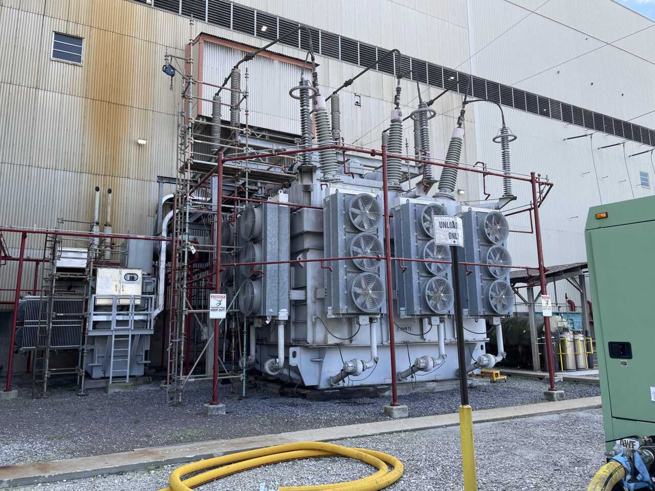 1972 McGraw-Edison 3PH Substation GSU Transformer - CONTROL TRANSFORMERS