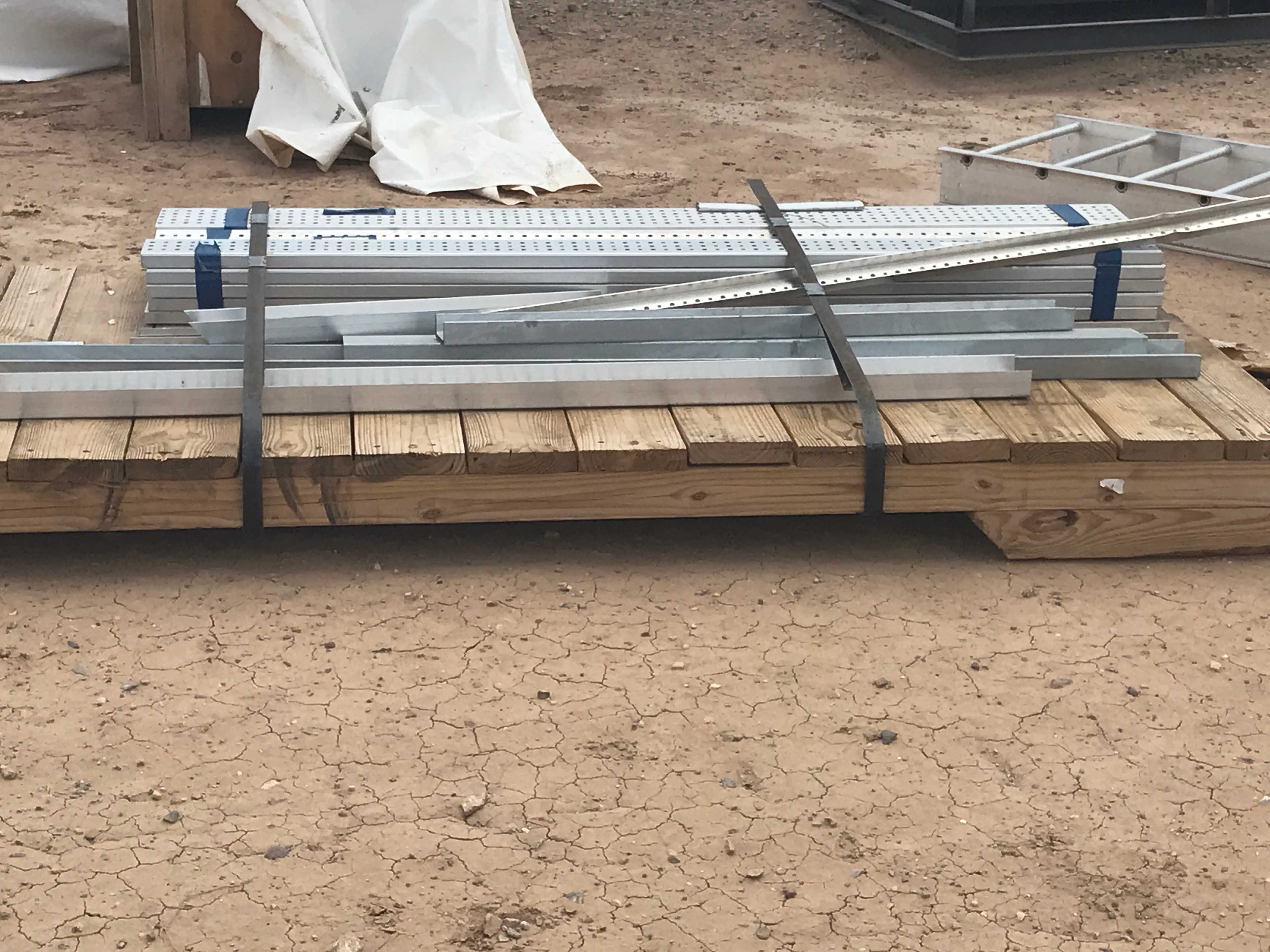 BULK LOT OF MISCELLANEOUS CABLE TRAYS - MISCELLANEOUS