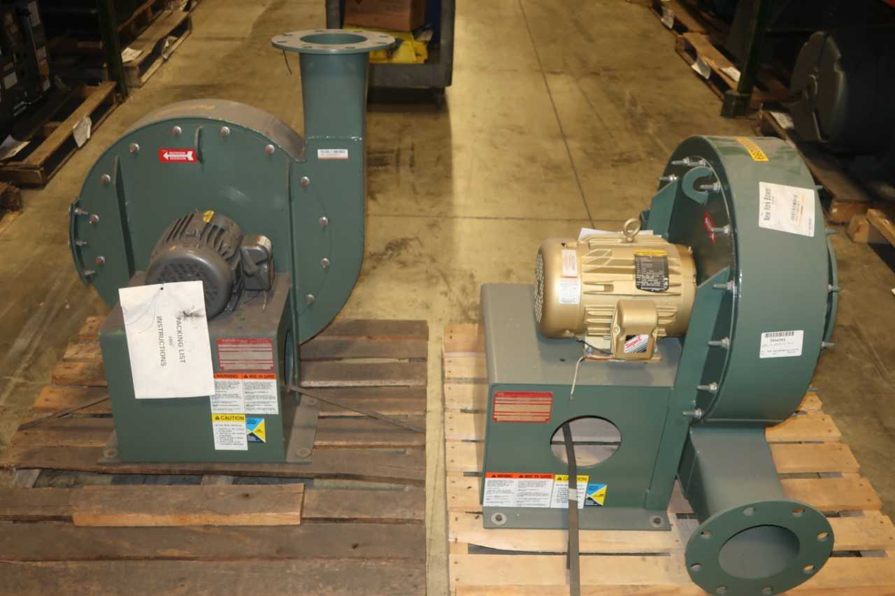 LOT OF 2 NEW YORK PRESSURE BLOWERS - BLOWER FAN