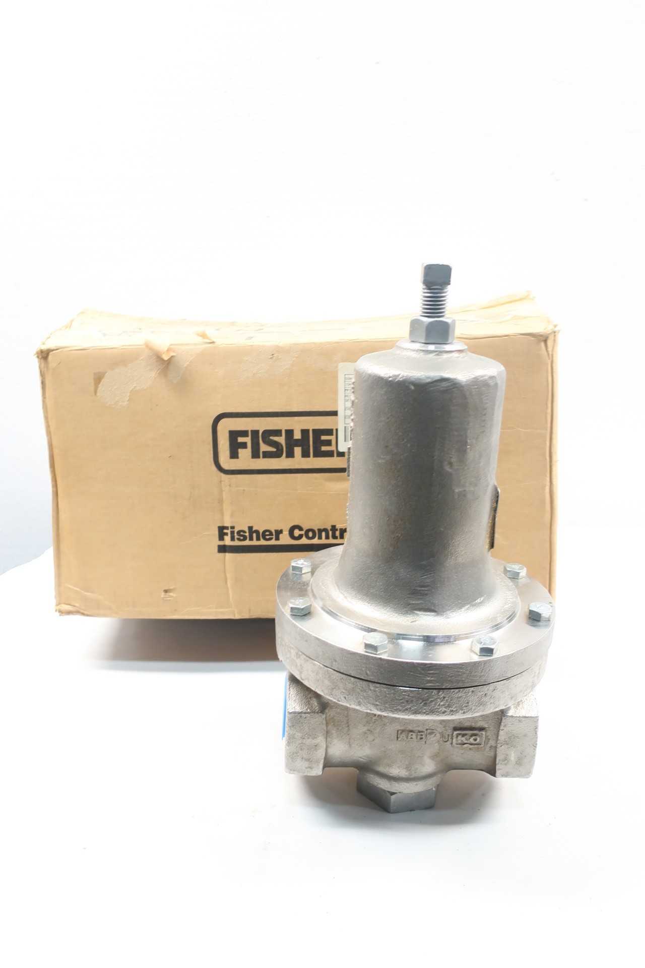 FISHER 95H205 STAINLESS PRESSURE REGULATOR VALVE 580PSI 300PSI 112IN NPT - PRESSURE REDUCING REGULATOR VALVE