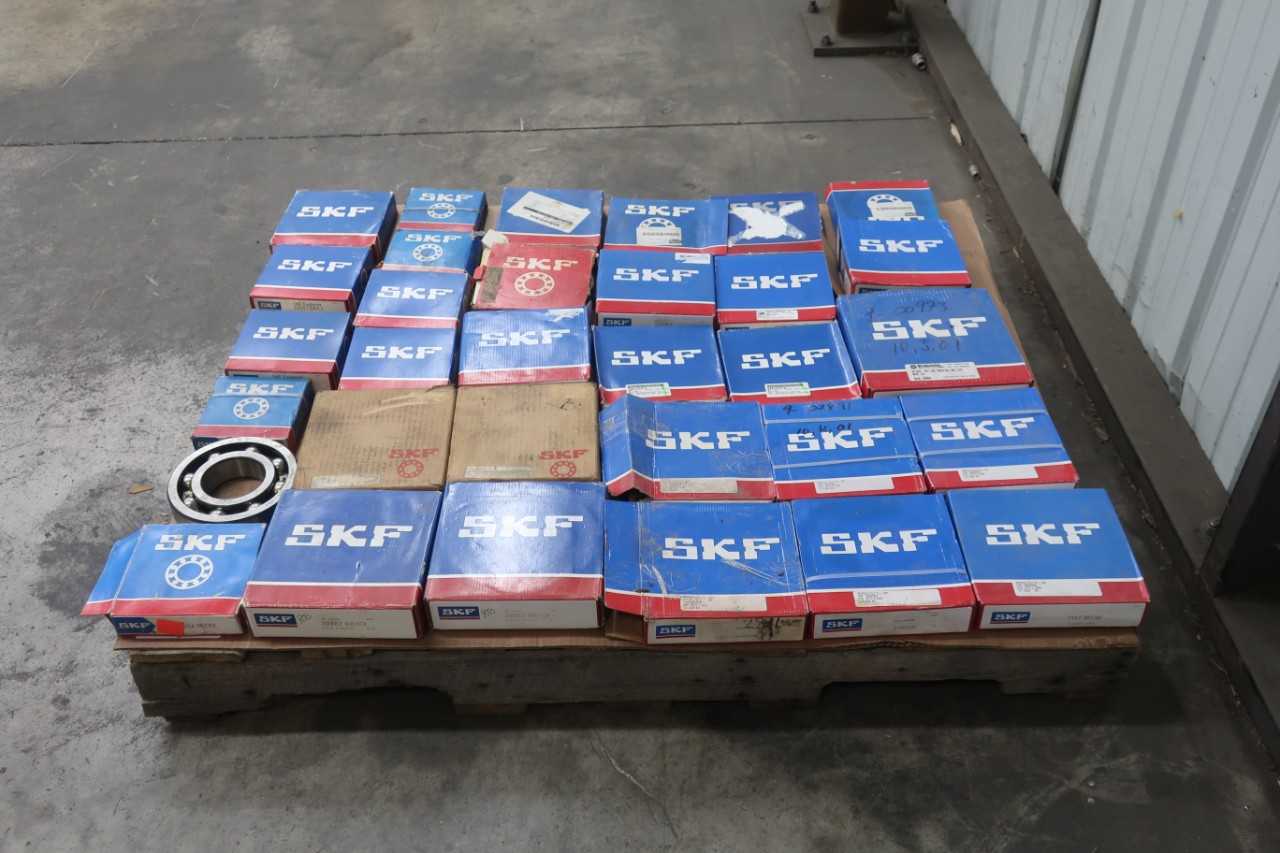 PALLET OF ASSORTED SKF ROLLER BEARINGS - BEARINGS