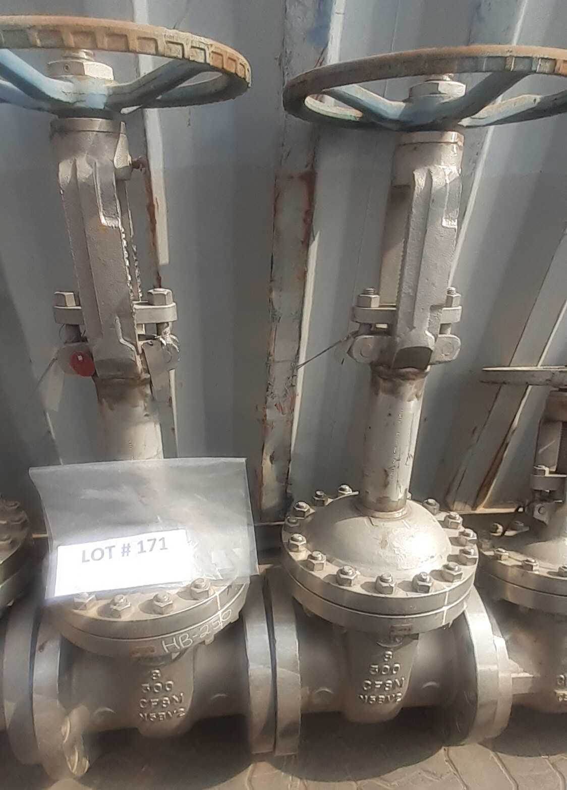 Lot of 2 Gate Valves - KNIFE GATE VALVE