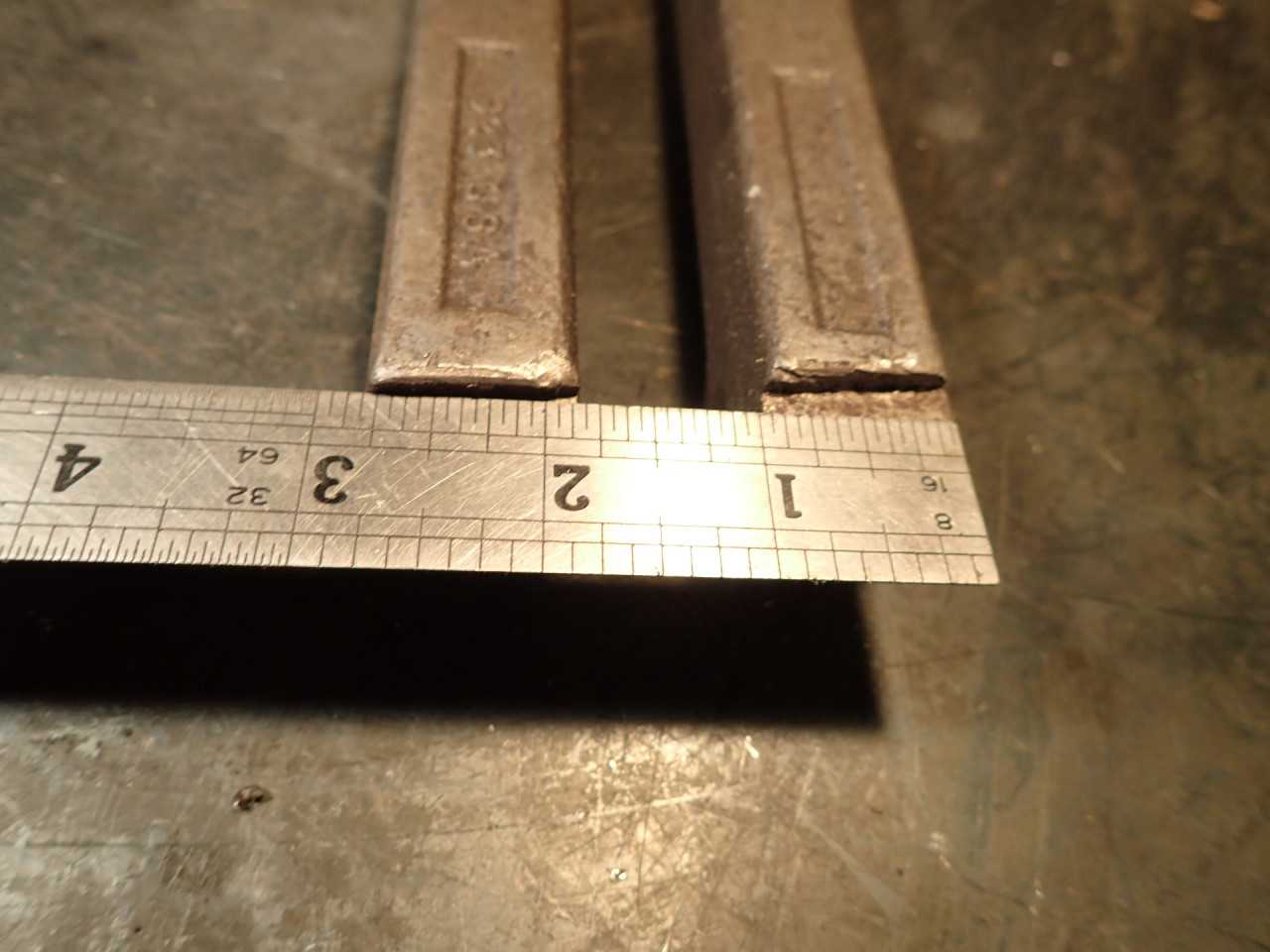 #923 Straight Mill Hold Down Strap Clamps: 3" Wide 10" Long for 7/8" Studs - END MILLS