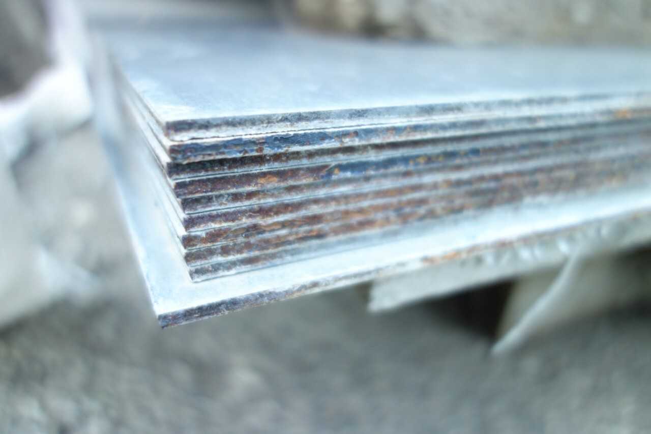 LOT OF A36 GALVANIZED CARBON STEEL PLATE