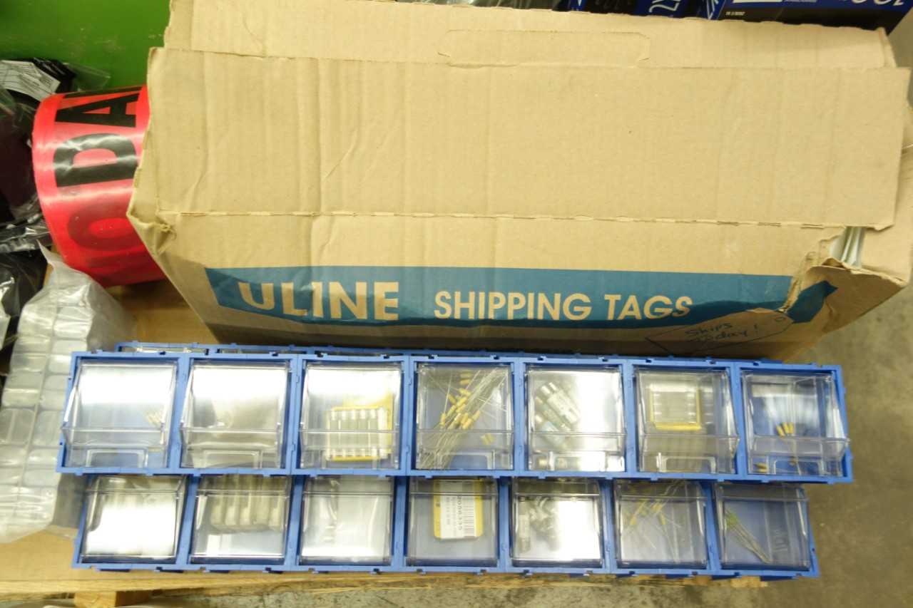 3 PALLETS OF ASSORTED SHOP SUPPLIES - LIGHTING