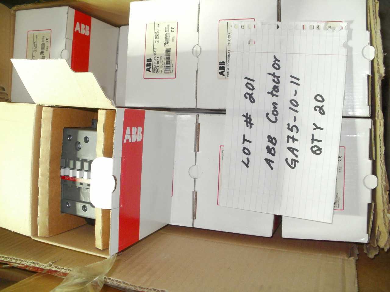 ABB - Contactors GA75-10-11 ( QTY. 20 ) - INDUSTRIAL PARTS