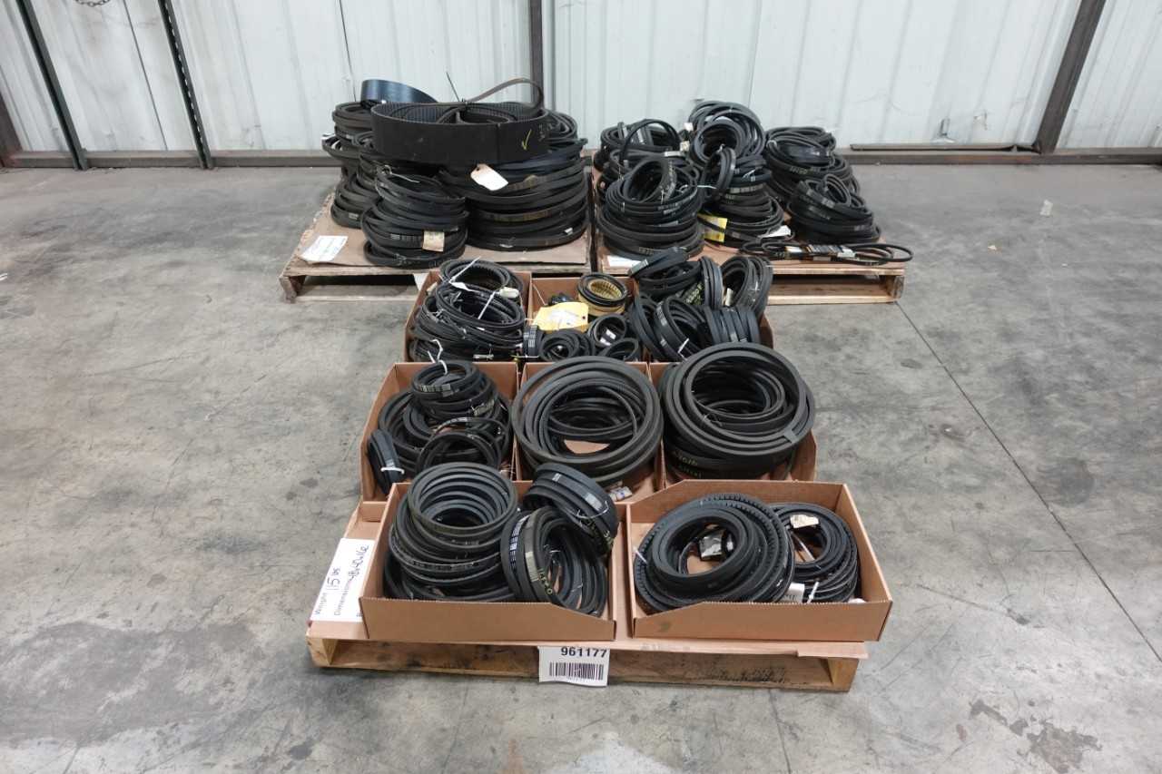 3 PALLETS OF ASSORTED V-BELTS - BELTS
