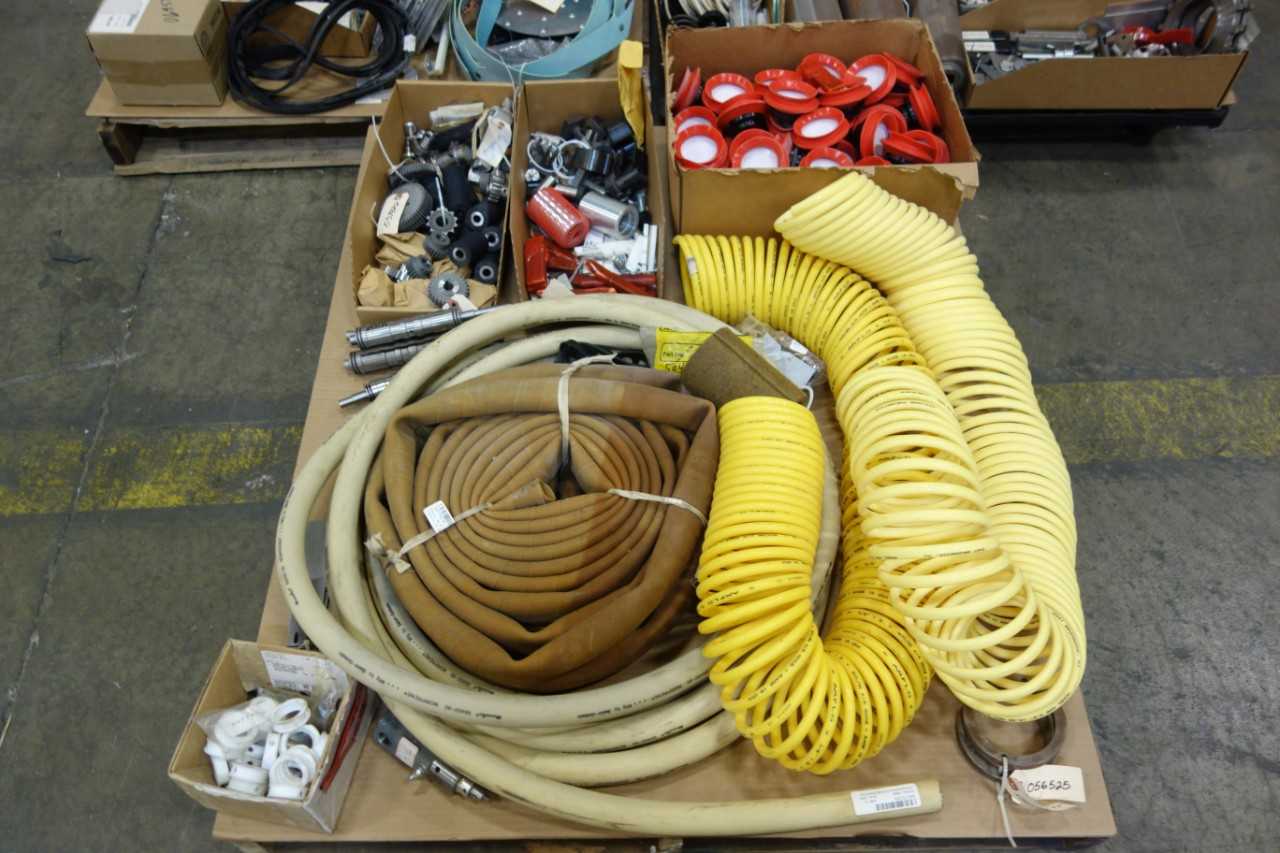 3 PALLETS OF ASSORTED MISCELLANEOUS INDUSTRIAL SURPLUS - FOOD & BEVERAGE