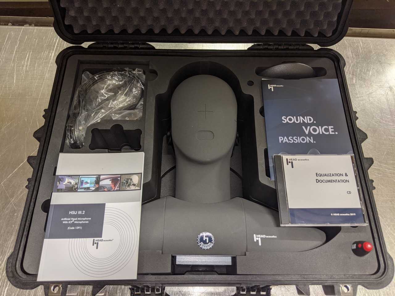 Head Acoustics HSU III.2 Artifical Head Microphone with ICP Microphones - MILLING MACHINE PARTS