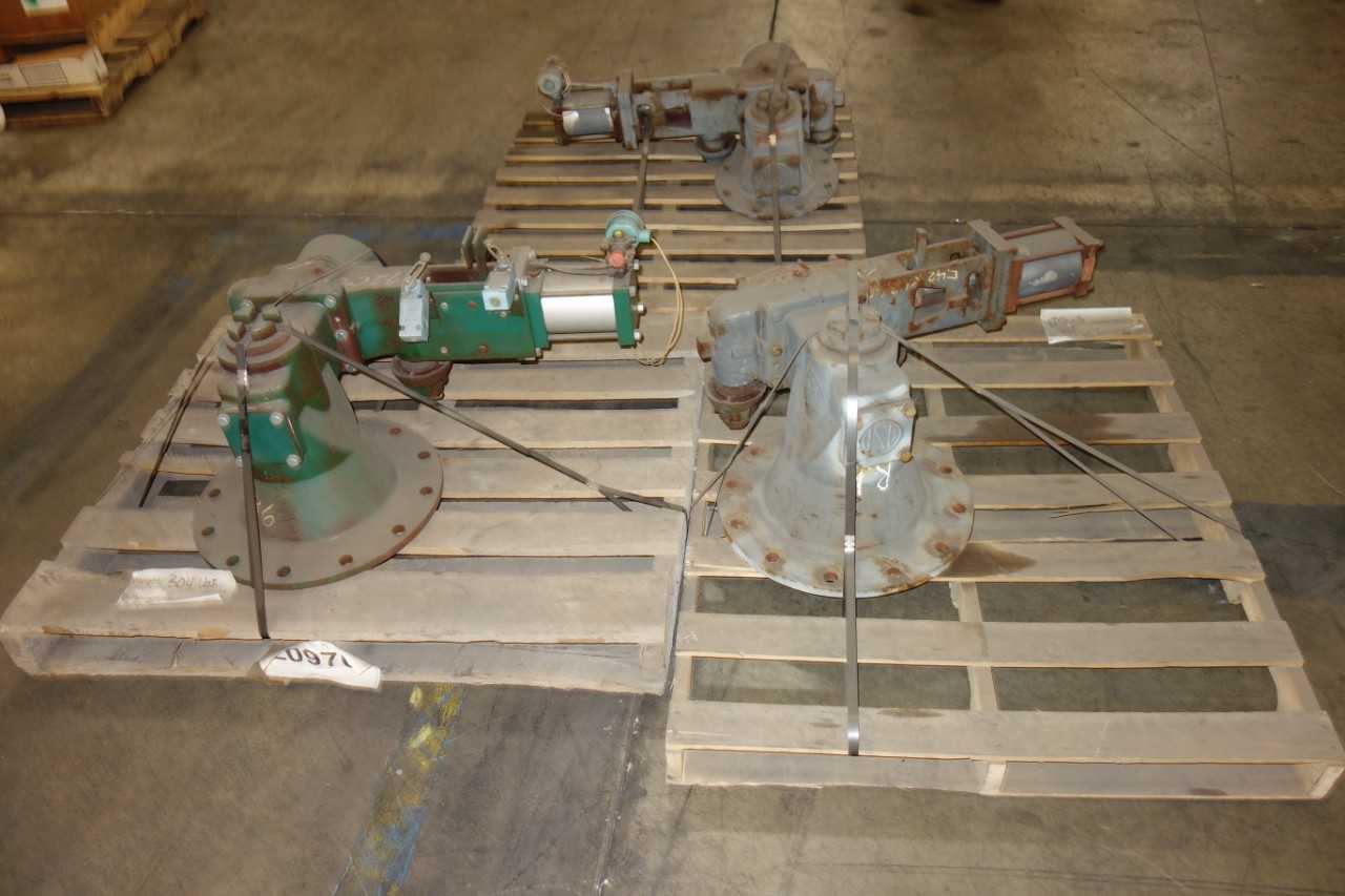 LOT OF 3 ASH ALLEN SHERMAN HOFF VALVE ACTUATORS - VALVES