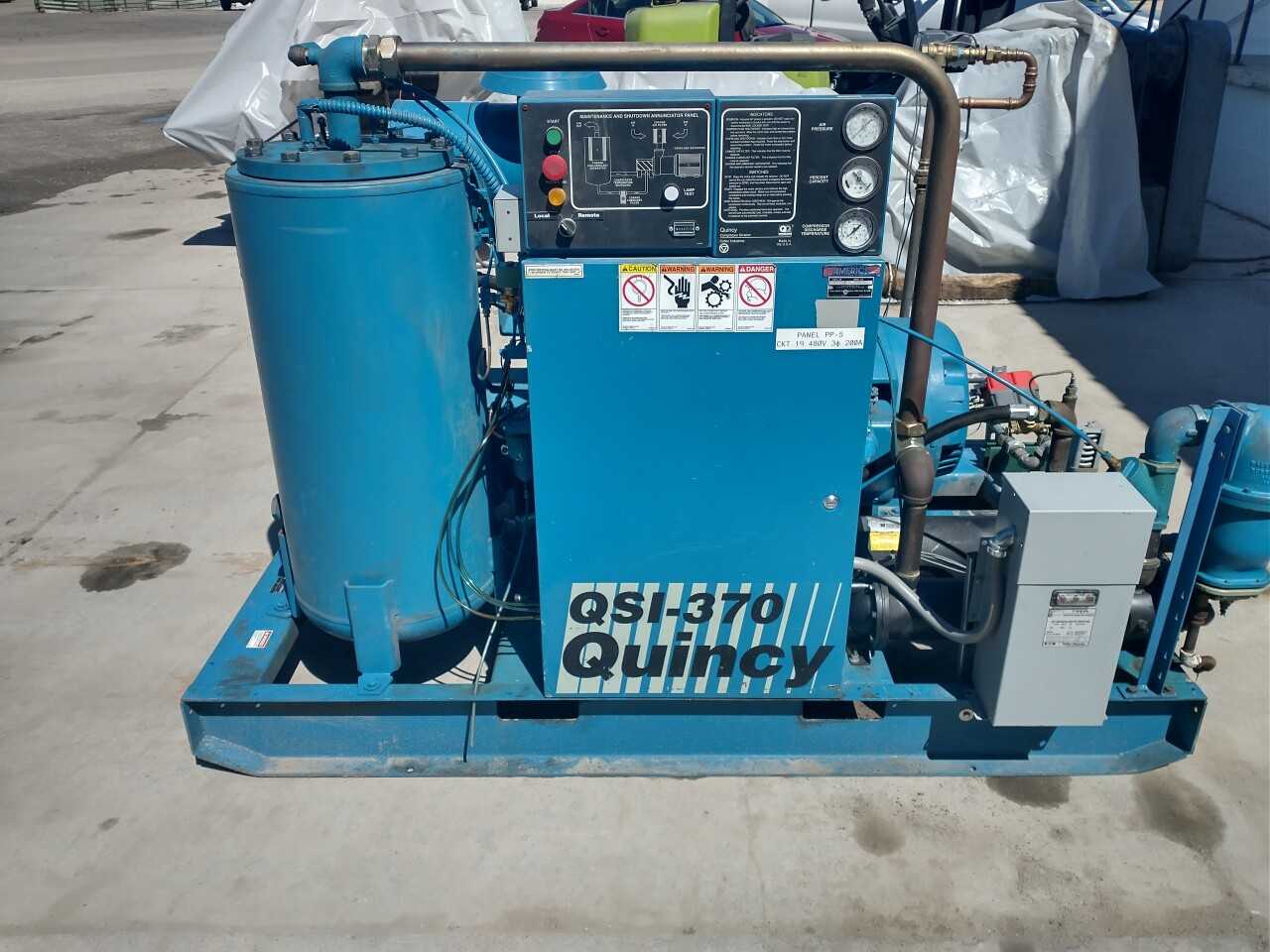 Quincy QSI-370 Rotary Screw Air Compressor - AIR COMPRESSORS Quincy QSI-370 Rotary Screw Air Compressor - AIR COMPRESSORS