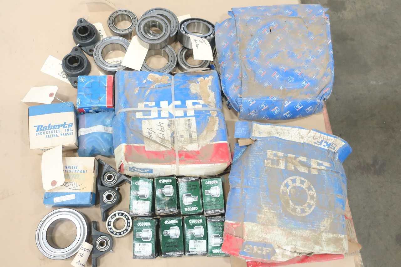 1 PALLET OF ASSORTED ROLLER BEARINGS, SKF, ROBERTS, 32036X - BEARINGS 1 PALLET OF ASSORTED ROLLER BEARINGS, SKF, ROBERTS, 32036X - BEARINGS