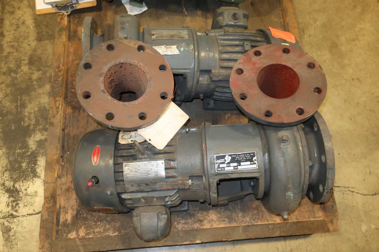 LOT OF 2 LEWIS PUMP ASSEMBLYS - PUMPS