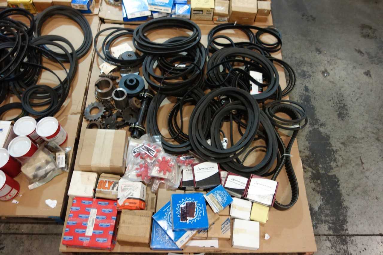 6 PALLETS OF ASSORTED POWER TRANS- SKF, GOODYEAR, MARTIN, FALK, CARTER - BEARINGS