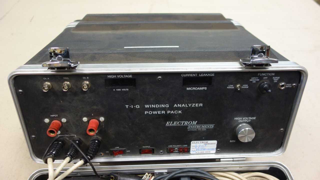 ELECTROM INSTRUMENTS TIGPP T-I-G WINDING ANALYZER - ANALYZER