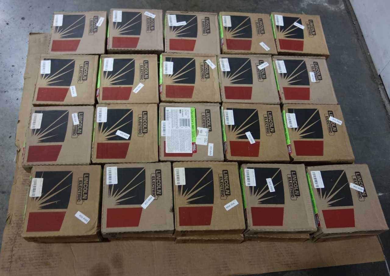 LOT OF LINCOLN SUPERARC ED034433 L-56 WELDING WIRE - WELDING EQUIPMENT