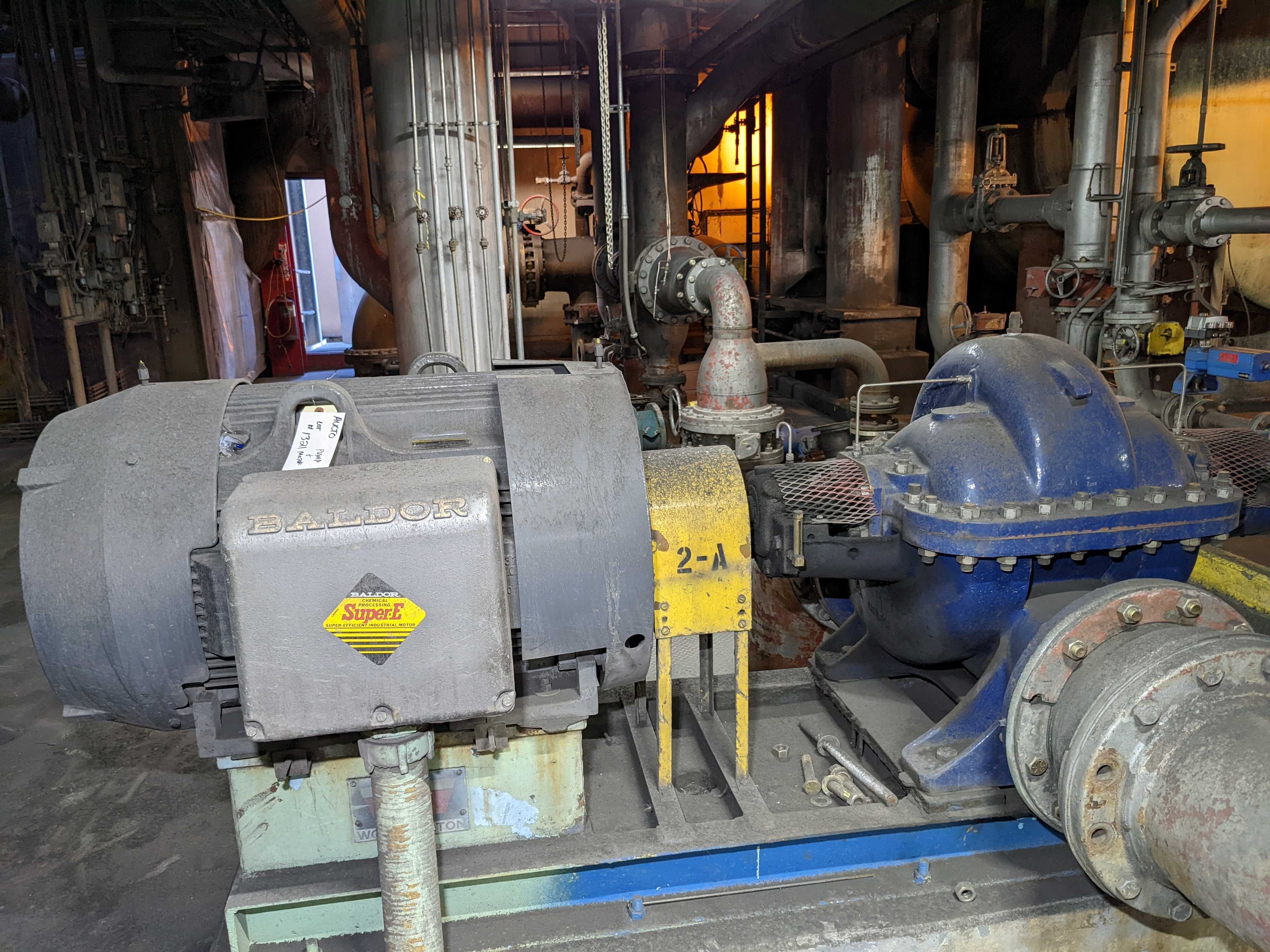 CIRC WATER BOOSTER PUMP WITH MOTOR - PUMPS CIRC WATER BOOSTER PUMP WITH MOTOR - PUMPS