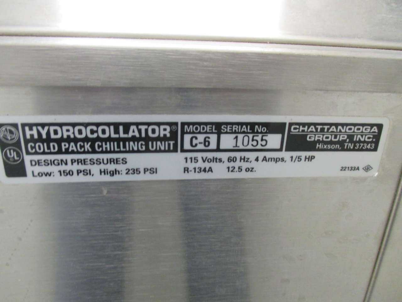 CHATTANOOGA HYDROCOLLATOR COLPAC COLD PACK CHILLING UNIT - INDUSTRIAL PARTS