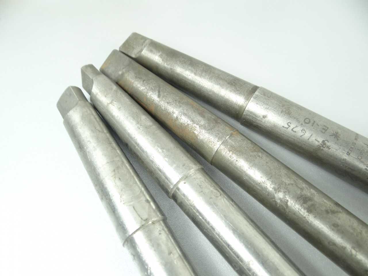 Lot of 4 Carbide Tipped 3MT Taper Shank Expansion Reamers - MACHINING ACCESSORIES & TOOLING