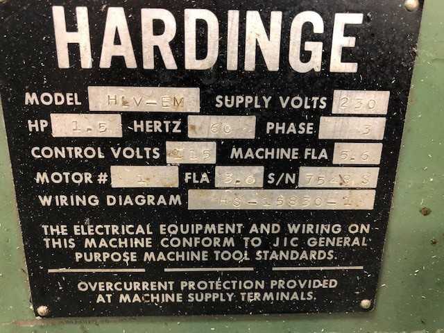 Hardinge Dual Dial Tool Room Lathe - LATHES