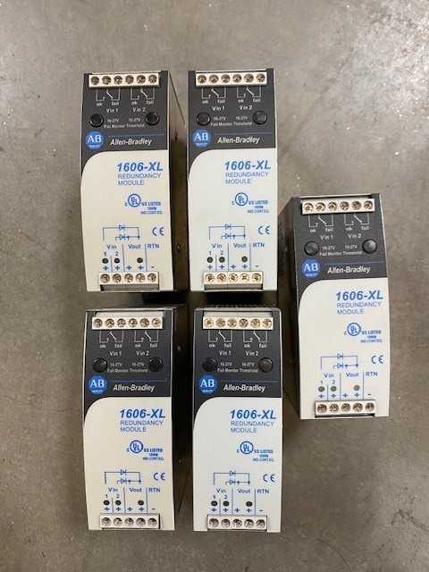Lot of 5 Allen-Bradley 1606-XLRED20-30 Series A Dual Redundancy Module - New Open Box Item - AUTOMATION & CONTROLS Lot of 5 Allen-Bradley 1606-XLRED20-30 Series A Dual Redundancy Module - New Open Box Item - AUTOMATION & CONTROLS
