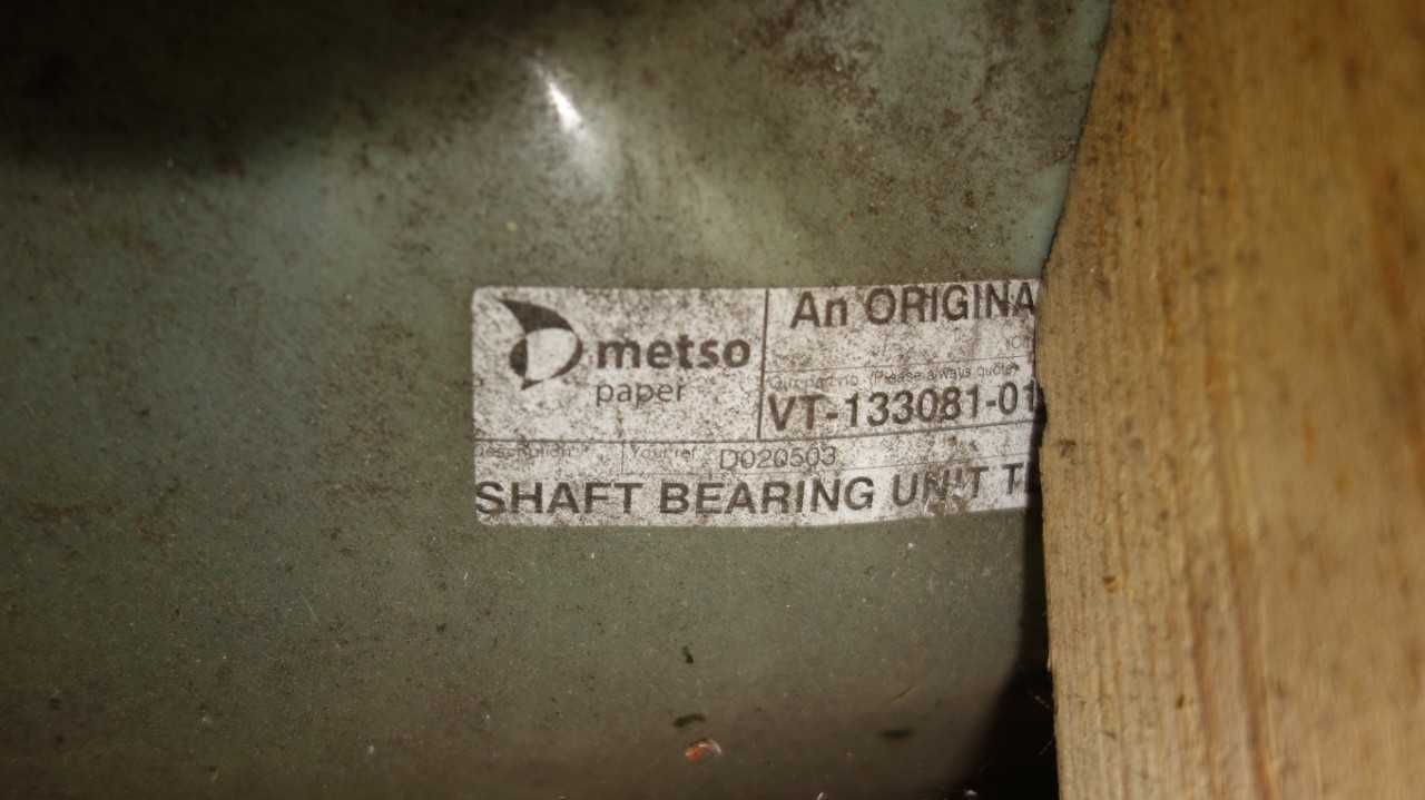METSO VT-133081-01 BEARING UNIT SHAFT - BEARINGS