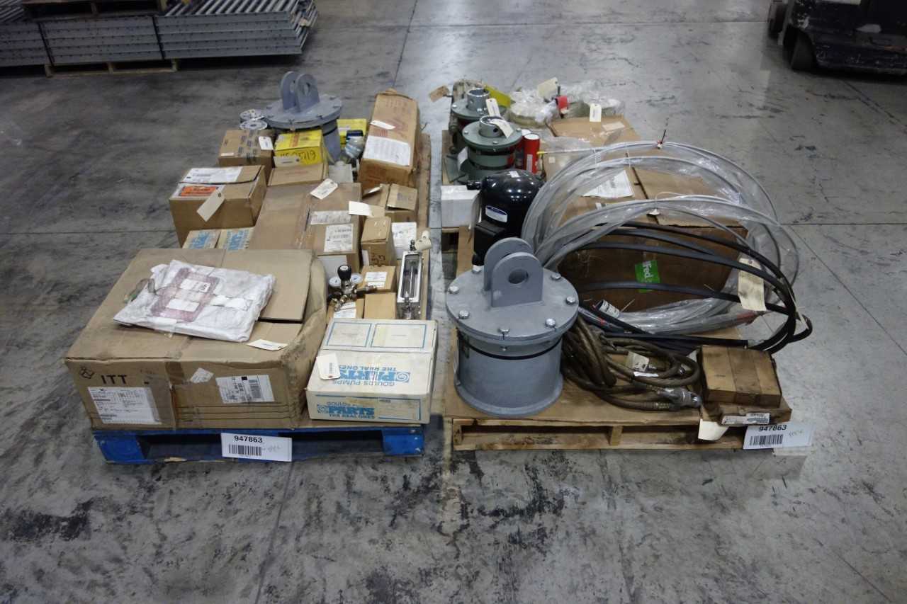 4 PALLETS OF ASSORTED MRO - INDUSTRIAL PARTS