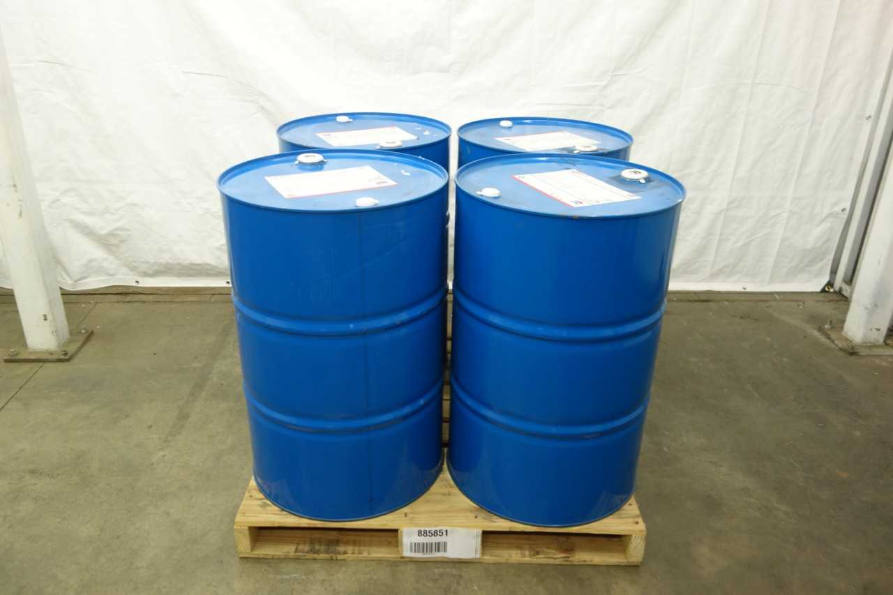 LOT OF 4 FULL 55 GALLON DRUMS OF CHEVRON MEROPA 150 GEAR OIL - ELECTRIC POWER TOOLS