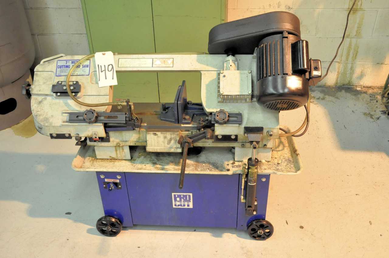 PRO-CUT MODEL FR8OUC180AJ, 7" Horizontal Metal Cutting Band - METAL SAWS