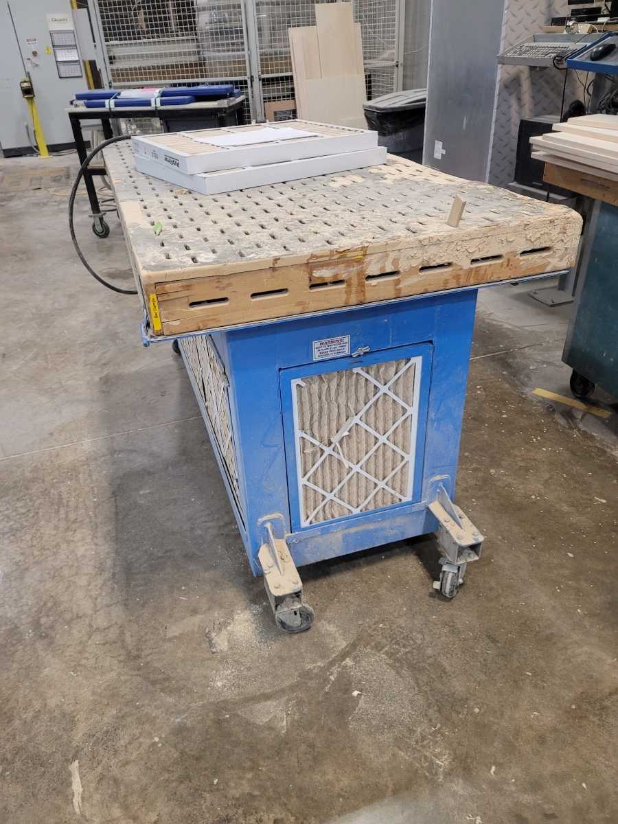 Denray Down Draft Table - DUST COLLECTOR