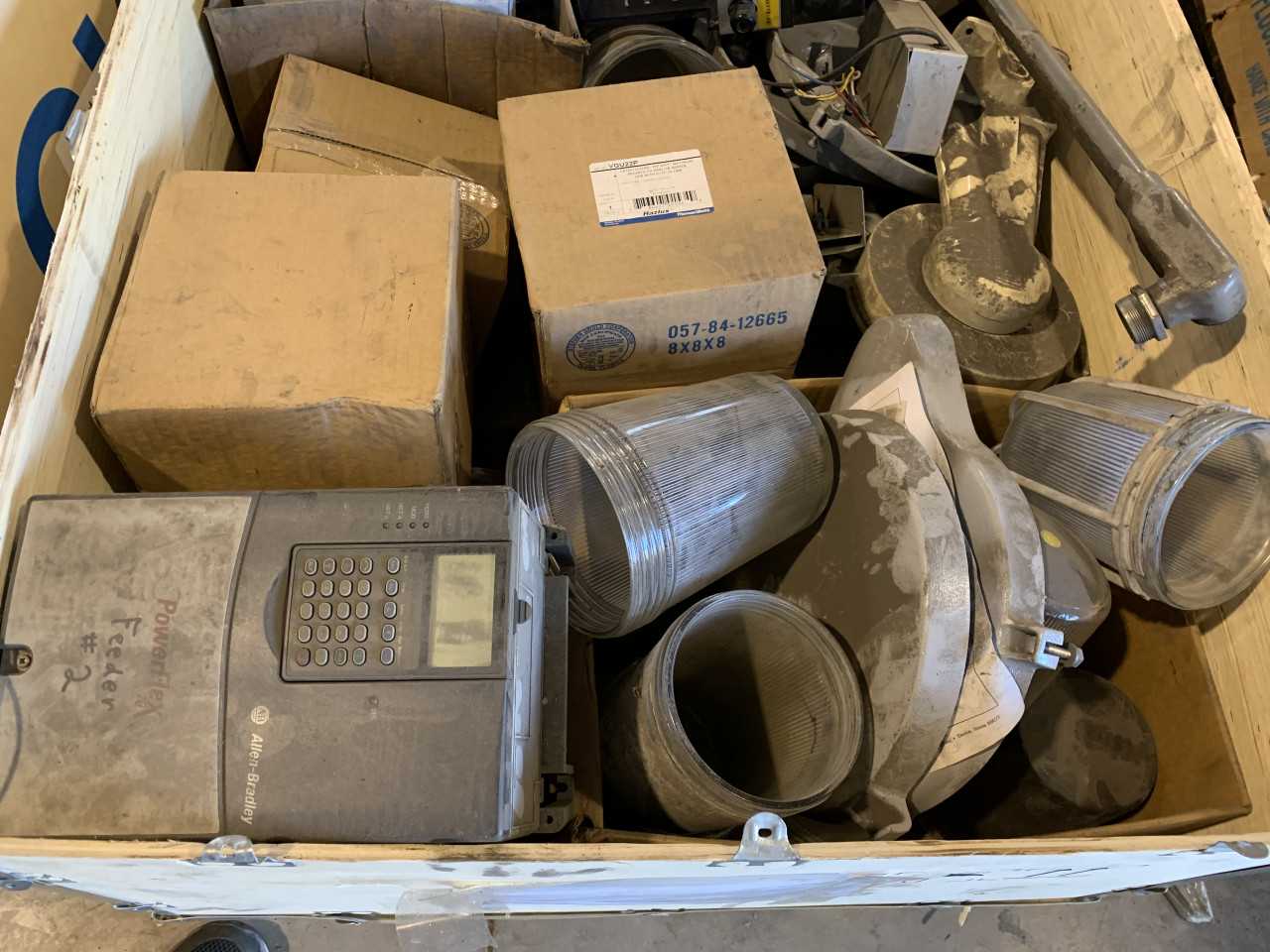 CRATE OF MISC ELECTRICAL AUTOMATION EQUIPMENT ETC - MISCELLANEOUS