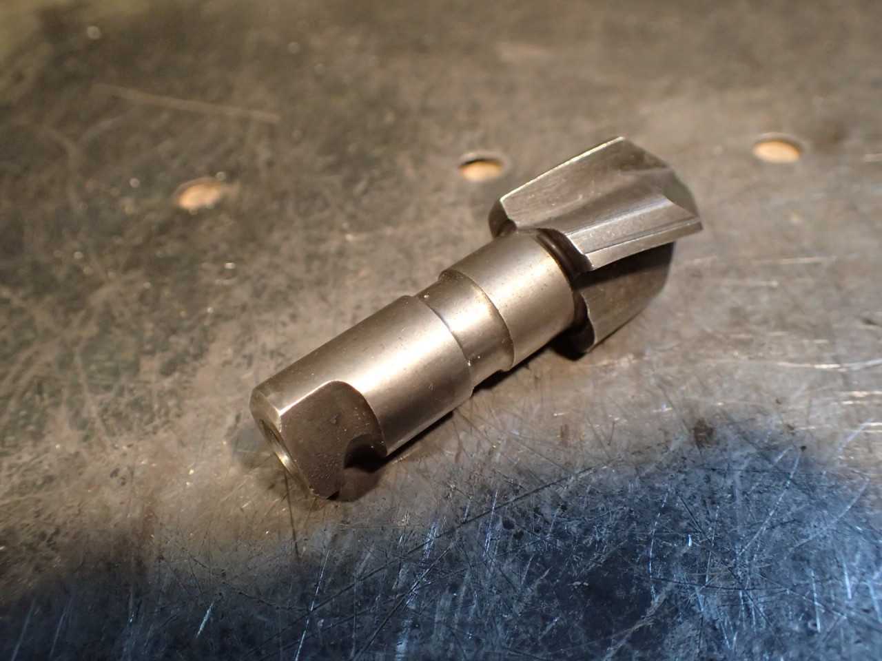 Metcut 7/8" .875" x 90 Degree HSS Countersink: 7/8" Straight #1 Pin Drive Shank - HOLEMAKING TOOLS