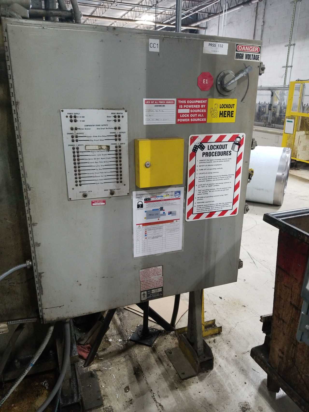 Cyril Bath 15010 Mechanical Press Brake 150 Ton 12Ft with Feeder - PRESS BRAKES