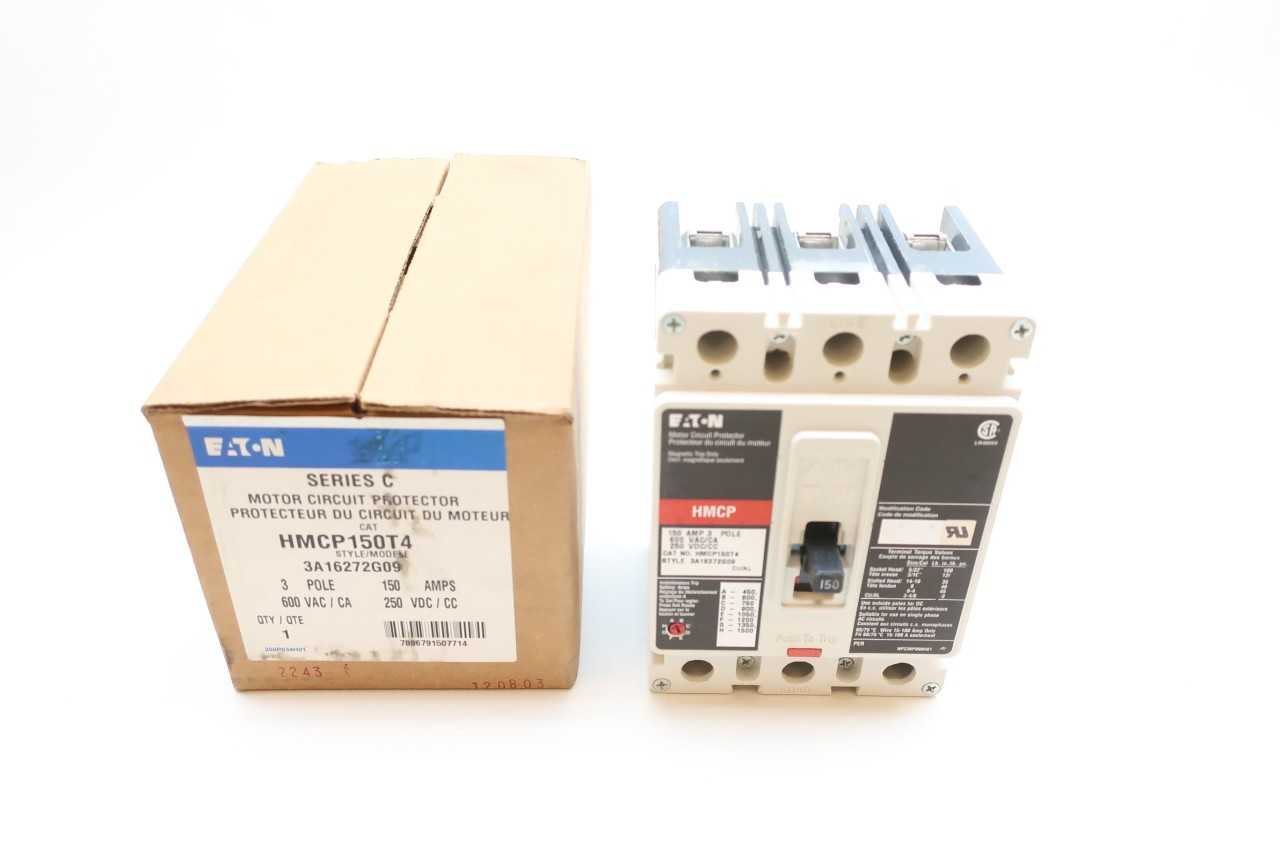 EATON HMCP150T4 3P 150A AMP 600V-AC 250V-DC MOLDED CASE CIRCUIT BREAKER - CIRCUIT BREAKERS EATON HMCP150T4 3P 150A AMP 600V-AC 250V-DC MOLDED CASE CIRCUIT BREAKER - CIRCUIT BREAKERS