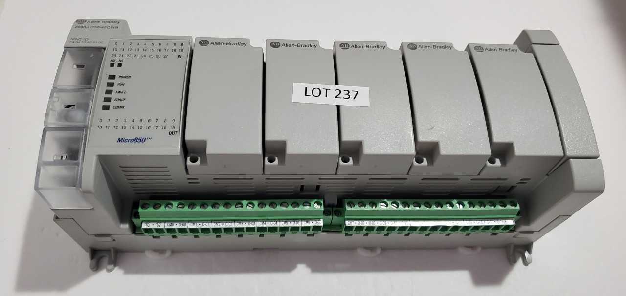 Allen Bradley Micro 850  2080-LC50-48QWB PLC - AUTOMATION & CONTROLS