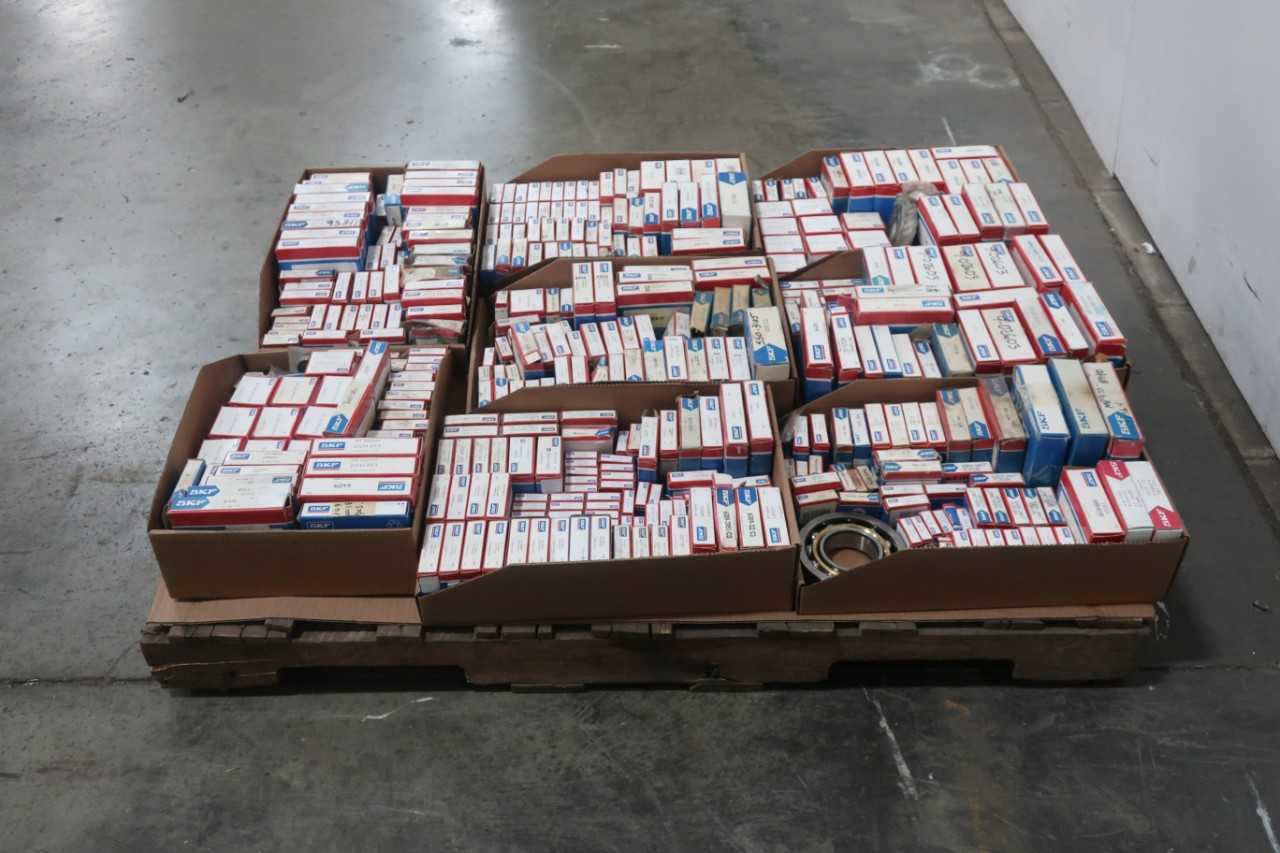 PALLET OF ASSORTED SKF ROLLER BEARINGS - BEARINGS