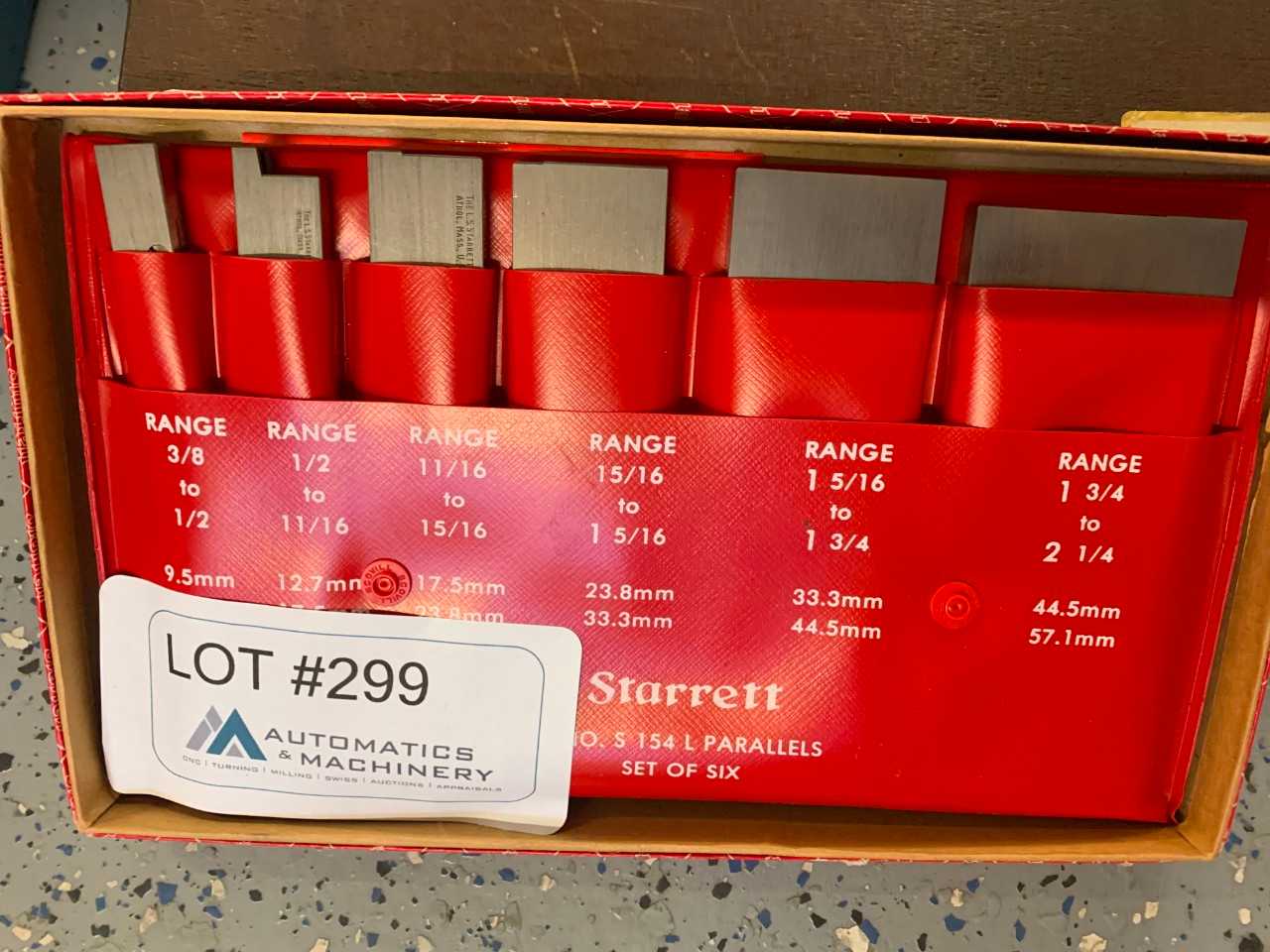 Starrett Parallels - ELECTRIC POWER TOOLS