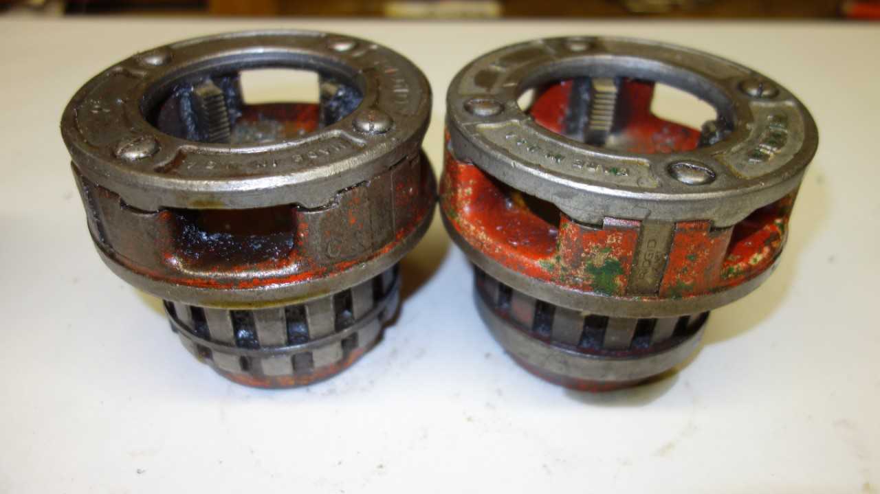 LOT OF 2 RIDGID 2 IN DIE HEADS - ELECTRIC POWER TOOLS