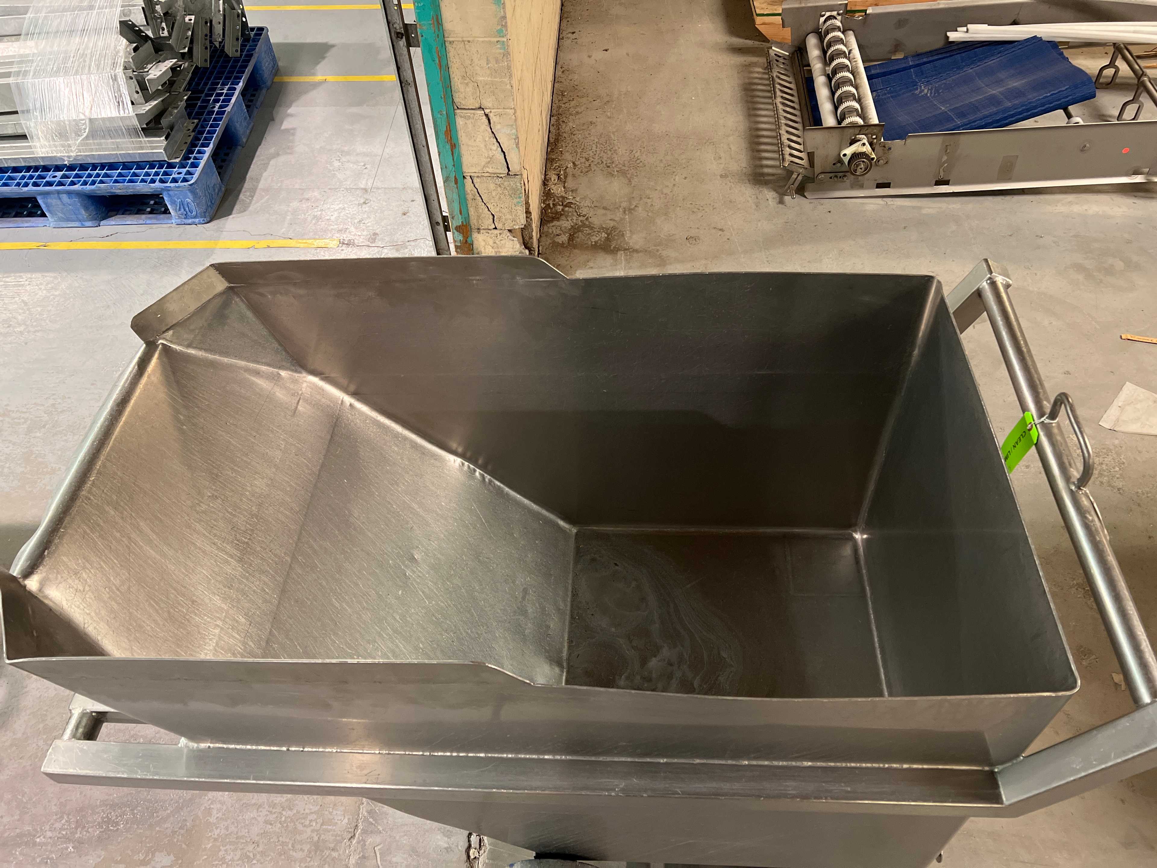 Stainless Steel Dump Cart Hopper