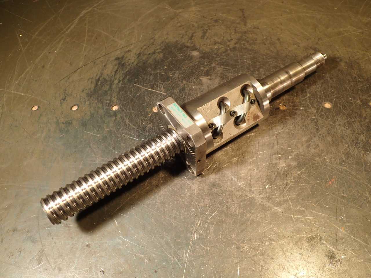 Barnes Ind Ball Lead Screw: 6mm Pitch, 135mm Travel, 350mm OAL Mazak - MACHINING ACCESSORIES & TOOLING