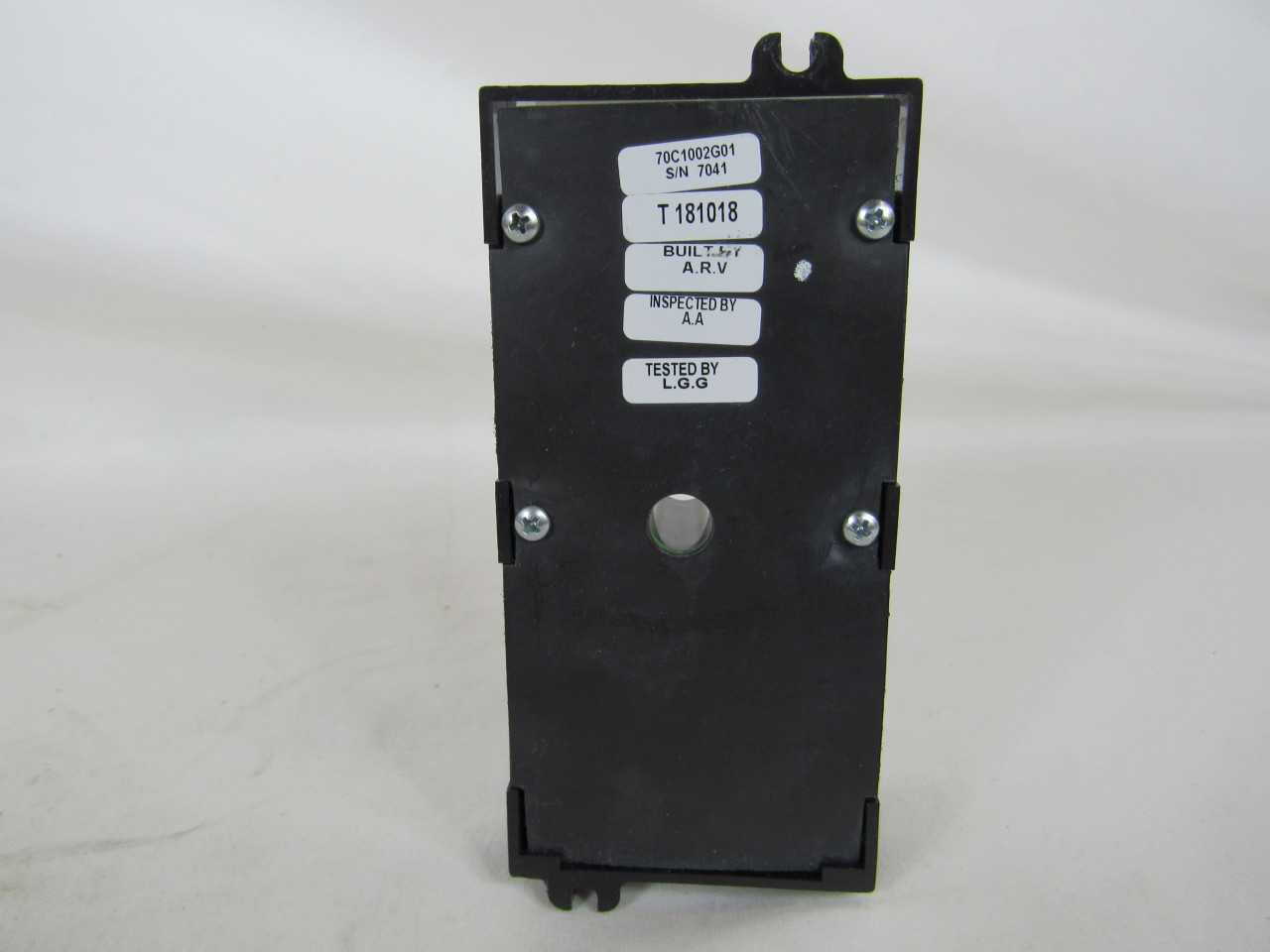 Quantity of 1 Used Eaton 70C1002G01 Power Relay Power Module 120V - AUTOMATION & CONTROLS
