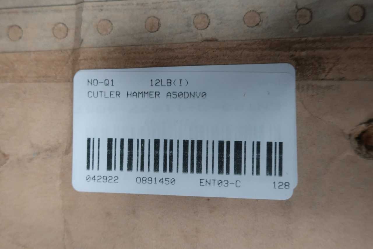 CUTLER HAMMER A50DNV0 SIZE 2 REVERSING STARTER - MOTOR STARTERS