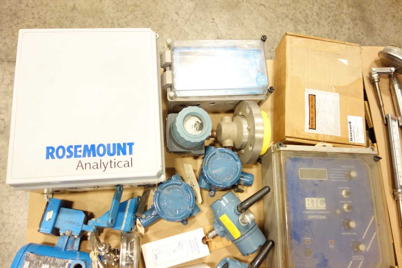 3 PALLETS OF ASSORTED INSTRUMENTATION - INSTRUMENTATION