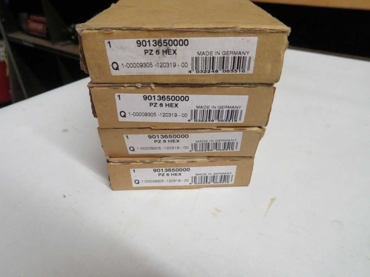 LOT OF 5 WEIDMULLER CRIMPERS PZ 6 HEX 9013650000 - ELECTRIC POWER TOOLS
